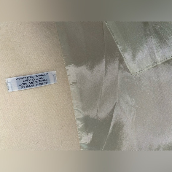 VTG Alorna Women's Wool Cape Coat O/S Neutral RARE Poncho Cocktail Party - Picture 7 of 16